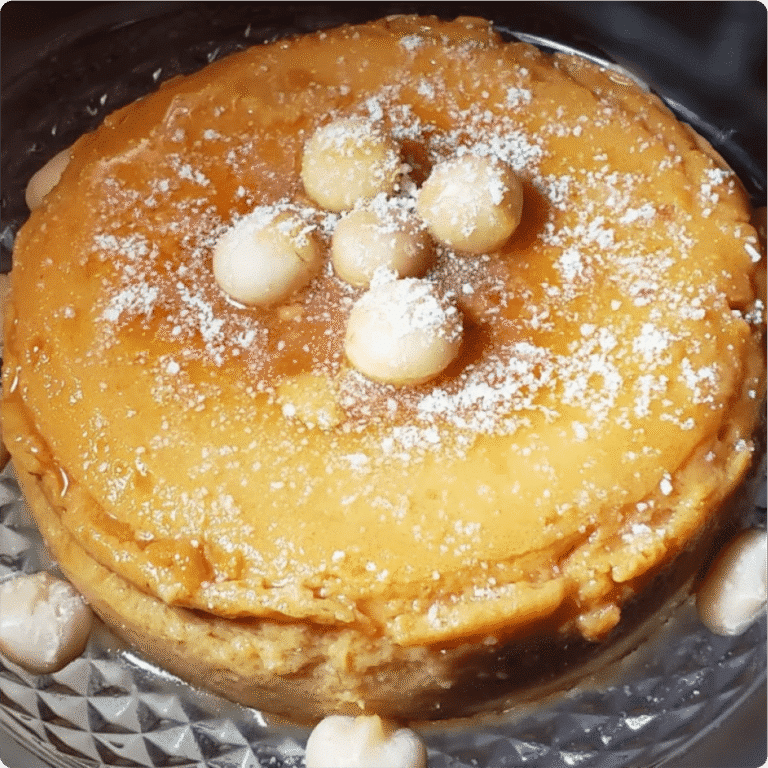 Pudim Diet de Macadâmias com Doce de Leite:  Rápido, Delicioso e Sem Açúcar
