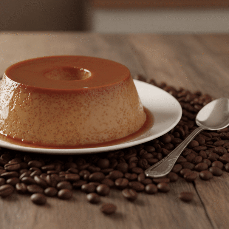Receita do dia: pudim de café
