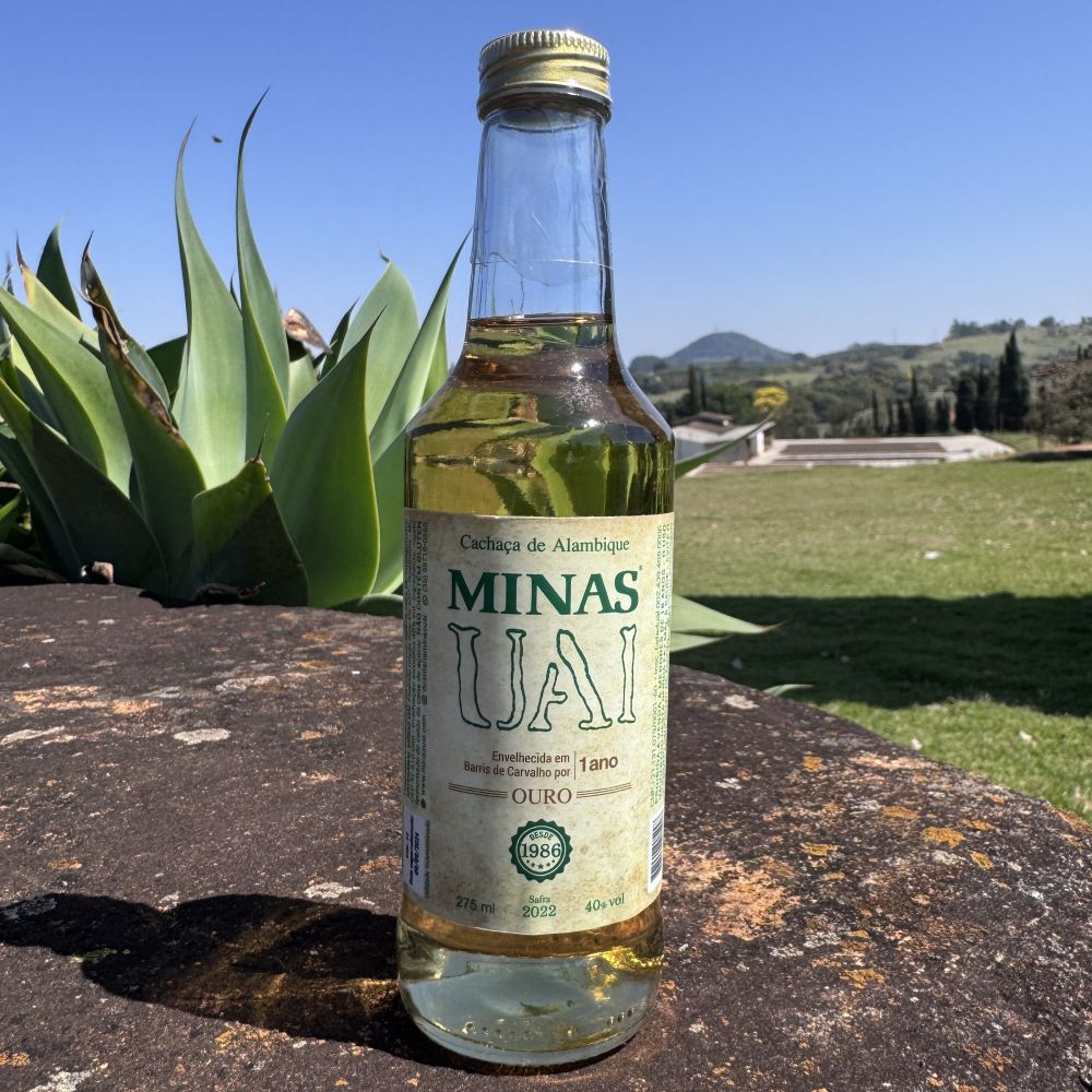 Cachaça Artesanal Minas Uai 275ml | Alambique de Cobre