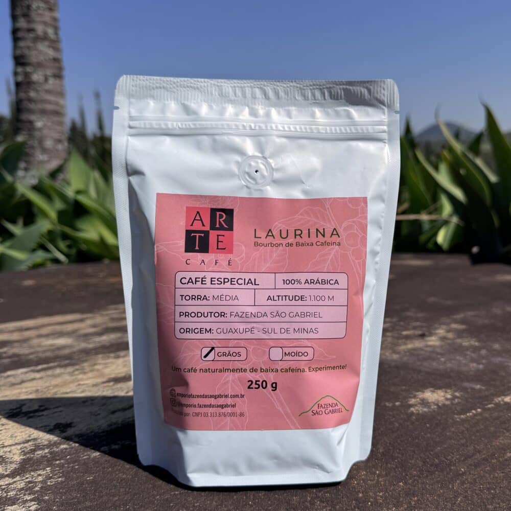 Café Especial Laurina Baixa Cafeína 250g – 100% Arábica