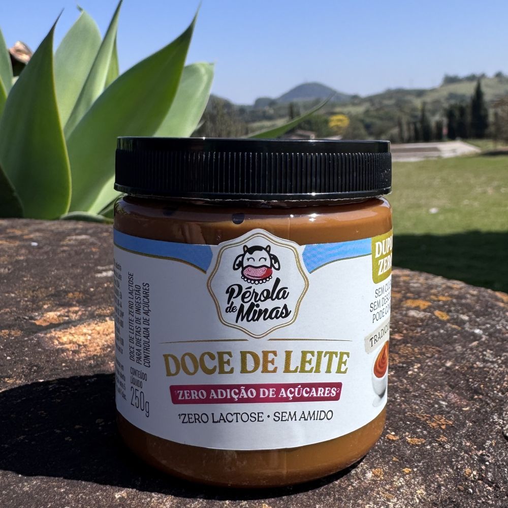 Doce de Leite Artesanal Zero Lactose 250g | Sem Açúcar Adicionado