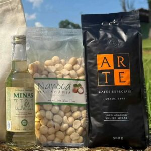 Kit Congonhas | Cafés especiais macadâmias e produtos do Sul de Minas