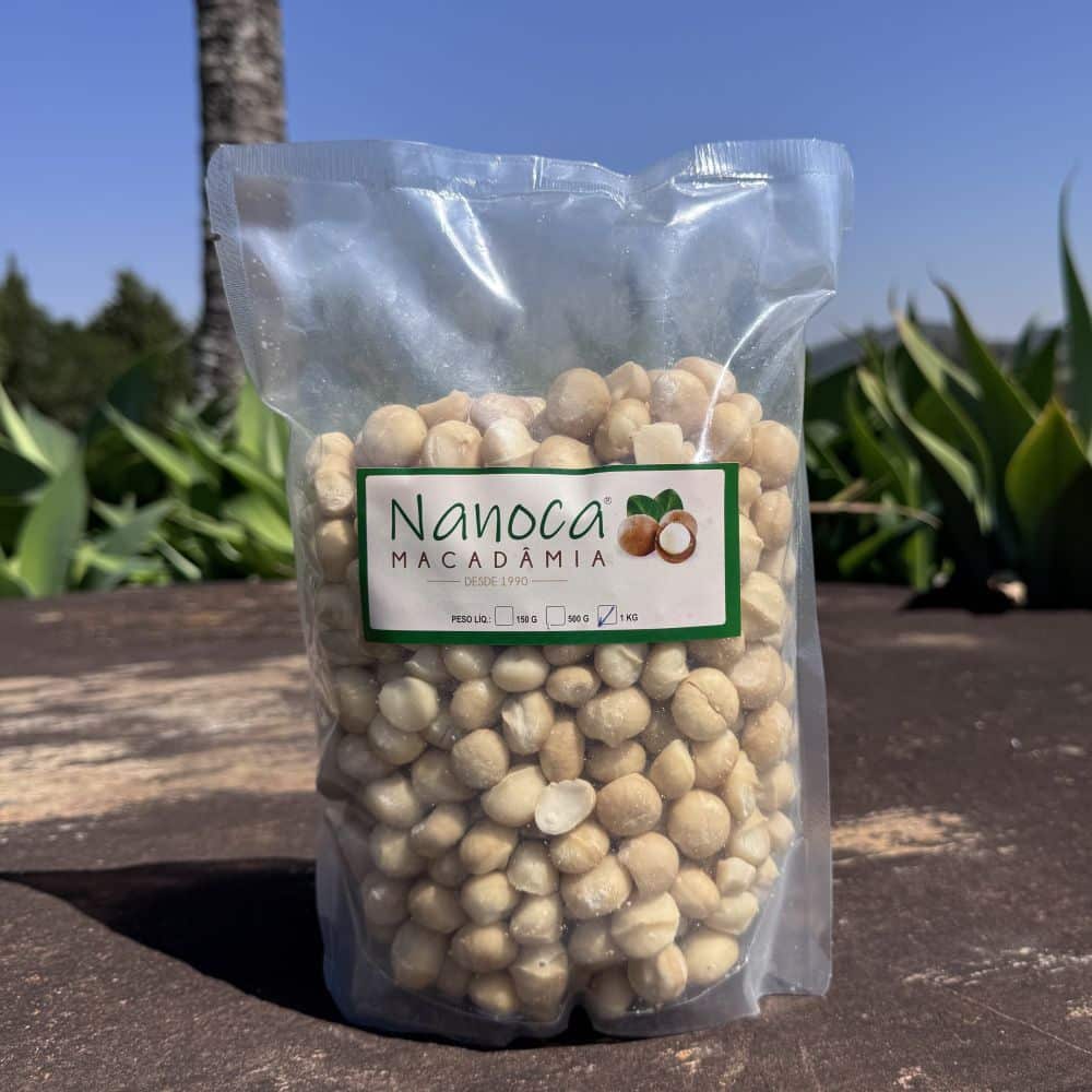 Macadâmias Selecionadas Nanoca Macadâmia 1kg