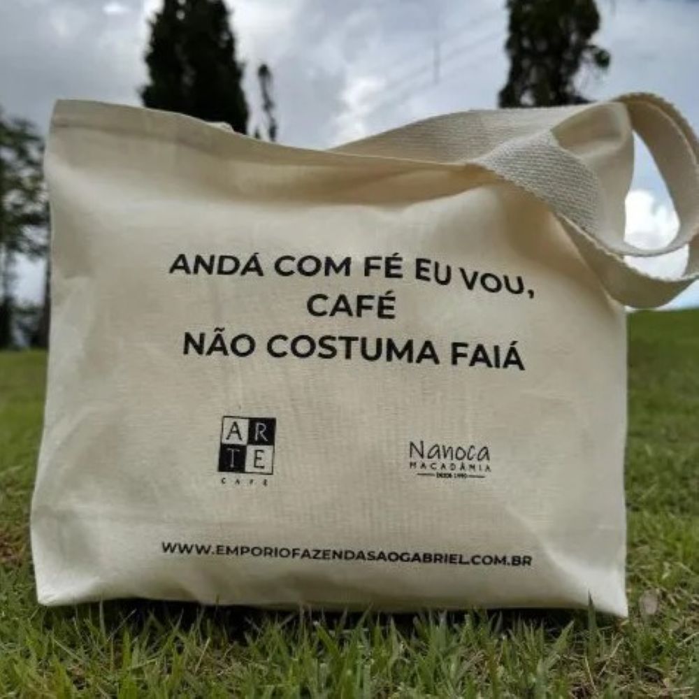 Sacola ou Sacochila Exclusiva Empório Fazenda São Gabriel