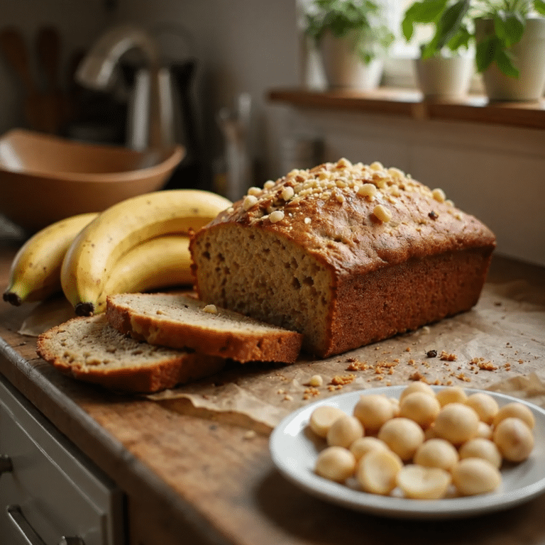 Receita do Dia: Banana Bread com Macadâmias